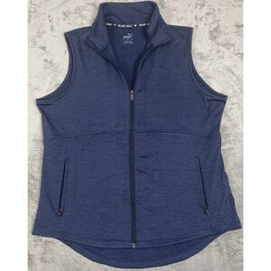 Women's Blue Sleeveless Jacket